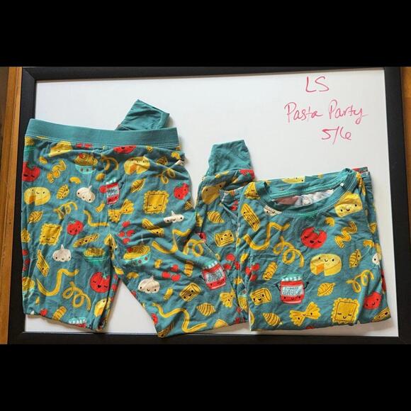 Little Sleepies Pasta Party 2 piece set - Picture 1 of 7